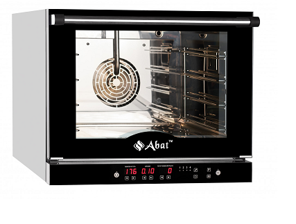 Конвекционная печь Abat КПП-4П 3.5 кВт 220В 4 уровня 460x330 мм из нержавеющей стали, 625×765×514 мм