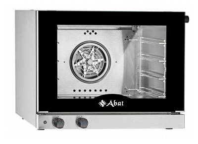 Конвекционная печь Abat КПП-4М 3.2 кВт 220В 4 уровня 460x330 мм из нержавеющей стали, 625×765×515 мм