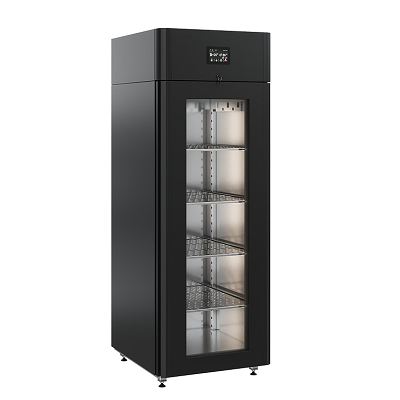 Шкаф холодильный для вызревания мяса Polair CS107 Meat Black Тип 2 700 л -2...+30 °C из нержавеющей стали AISI 304, 697×1005×1960 мм