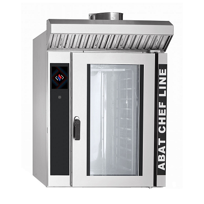 Ротационный пекарский шкаф Abat РПШ-10-6-4П CHEF 25 кВт 400 В, 1000×1066×1440 мм