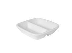 Менажница Cameo Imperial White 2-х секционная 210-013 7.5х7.5х2.1 см из упрочнённого фарфора