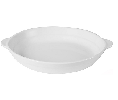 Блюдо для запекания Cameo Imperial White 210-408 780 мл 21 см из упрочнённого фарфора