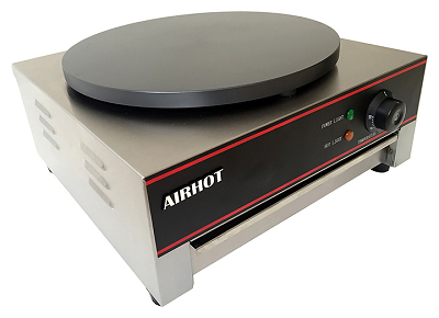 Блинница AIRHOT BE-1 3кВт 220В диаметр 400 мм из нержавеющей стали, 450×470×230 мм