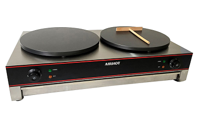 Блинница AIRHOT BE-2 6кВт 220В 2 конфорки из нержавеющей стали, 860×470×230 мм