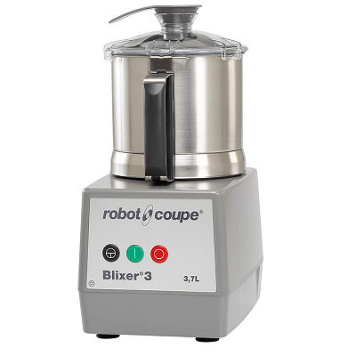 Бликсер Robot Coupe Blixer 3 0.75 кВт 220В чаша 3.7 л из нержавеющей стали, 240×305×445 мм
