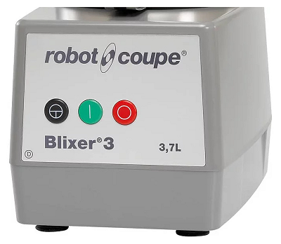 Бликсер Robot Coupe Blixer 3 0.75 кВт 220В чаша 3.7 л из нержавеющей стали, 240×305×445 мм