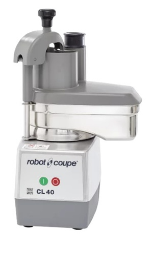 Овощерезка Robot Coupe CL40 1Ф с набором из 6 дисков 0.5 кВт 220В из нержавеющей стали, 345×330×590 мм
