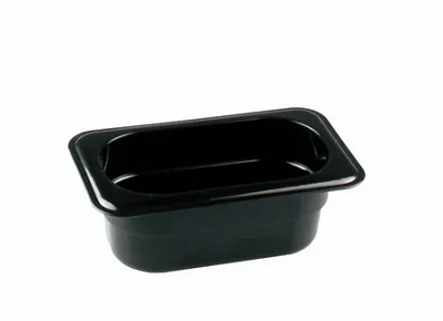 Гастроемкость Gastromix GN 1/9-65 полипропилен черная 176х108х65 мм из пищевого пластика