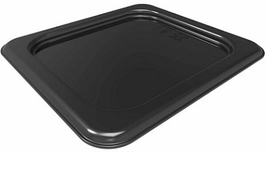 Крышка для гастроемкости Gastromix GN 1/6 полипропилен черная из пищевого пластика