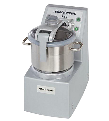 Куттер Robot Coupe R10 2.6 кВт 380В чаша 11.5 л из нержавеющей стали, 345×560×660 мм