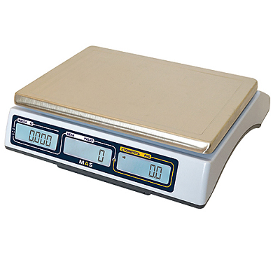 Весы торговые MAS MR1-30 до 30 кг, платформа 310х220 мм из нержавеющей стали, 330×330×110 мм