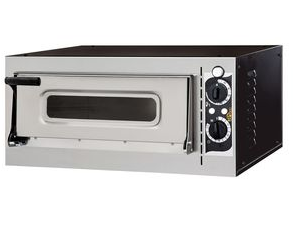 Печь для пиццы электрическая ITPIZZA MS1 1.6 кВт 220В из нержавеющей стали, 410×360×90 мм