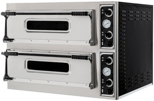 Печь для пиццы электрическая ITPIZZA MS66 14.4 кВт 380В из нержавеющей стали, 660×990×140 мм