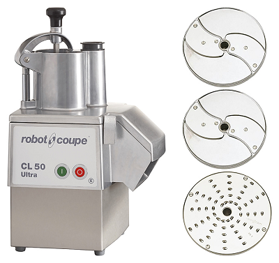 Овощерезка Robot Coupe CL50 Ultra Pizza 0.55 кВт 220В из нержавеющей стали, 380×305×595 мм
