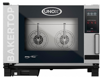Печь конвекционная Unox XEBC-04EU-E1RM 7.4 кВт 220/380В из нержавеющей стали AISI 304, 860×957×675 мм
