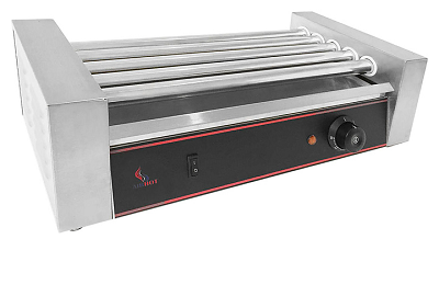 Гриль роликовый Airhot RG-5 на 5 роликов 0.8 кВт 220В из нержавеющей стали, 560×255×178 мм