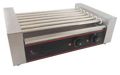 Гриль роликовый Airhot RG-7 1.1кВт 220В 7 роликов из нержавеющей стали, 560×330×178 мм