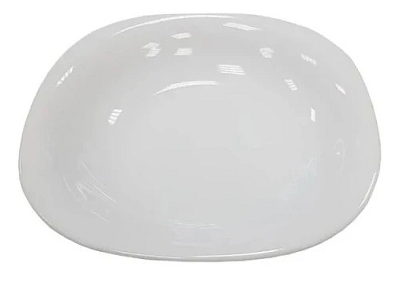 Тарелка глубокая Norma Classic 21х21х3.4 см 500 мл опаловое стекло из стеклокерамики
