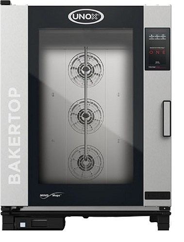 Пароконвектомат Unox XEBC-10EU-E1RM-MP 14.9 кВт 380В из нержавеющей стали AISI 304, 860×967×1163 мм