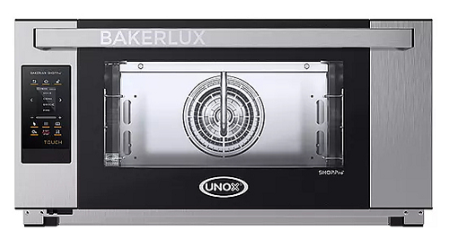 Печь конвекционная Unox XEFR-03EU-ETDV 3.5 кВт 220В 3 уровня 600х400 из нержавеющей стали AISI 304, 800×811×425 мм