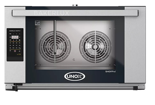 Печь конвекционная Unox XEFR-04EU-ELDV 6.9 кВт 380В 4 уровня 600х400 из нержавеющей стали AISI 304, 800×811×500 мм