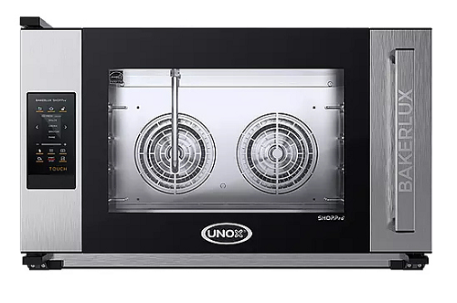 Печь конвекционная Unox XEFR-04EU-ETRV 6.9 кВт 380В 4 уровня 600х400 из нержавеющей стали AISI 304, 800×811×502 мм