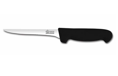 Нож обвалочный MVQ MESSER PROFI узкое прямое лезвие 12,см черная ручка из фиброкса