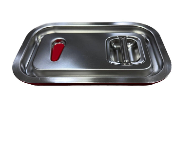 Крышка с уплотнителем к гастроемкости 1/3 из нержавеющей стали, 325×176×25 мм